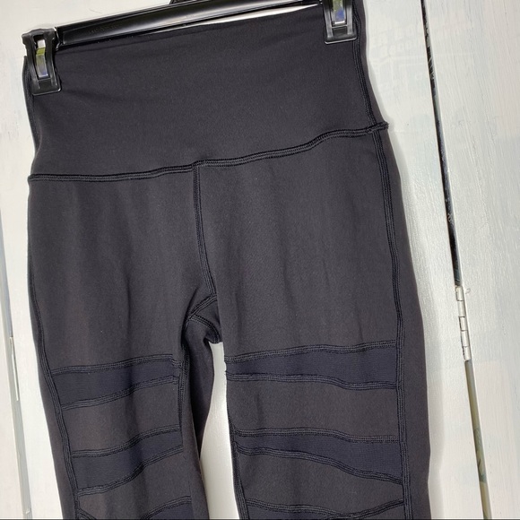 Lululemon Wunder Under high rise Tech mesh black leggings size 4 - Picture 11 of 11
